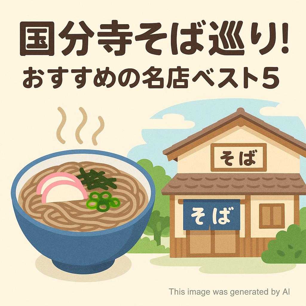 国分寺そば巡り!おすすめの名店ベスト5