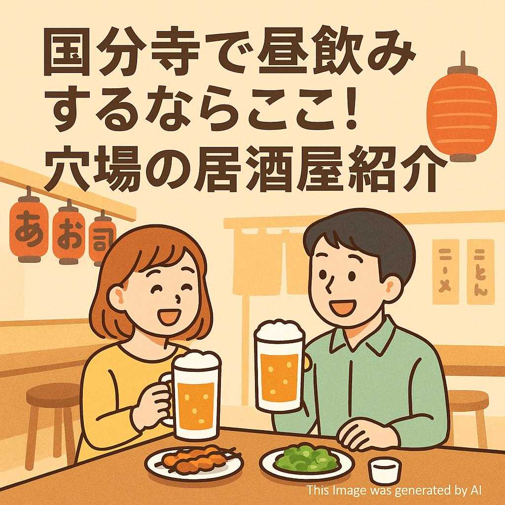 国分寺で昼飲みするならここ!穴場の居酒屋紹介