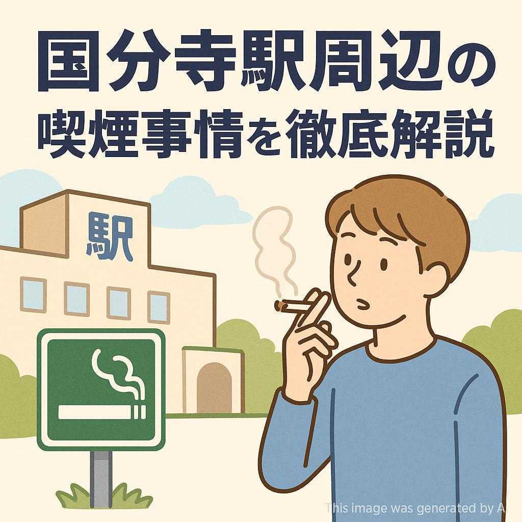 国分寺駅周辺の喫煙事情を徹底解説