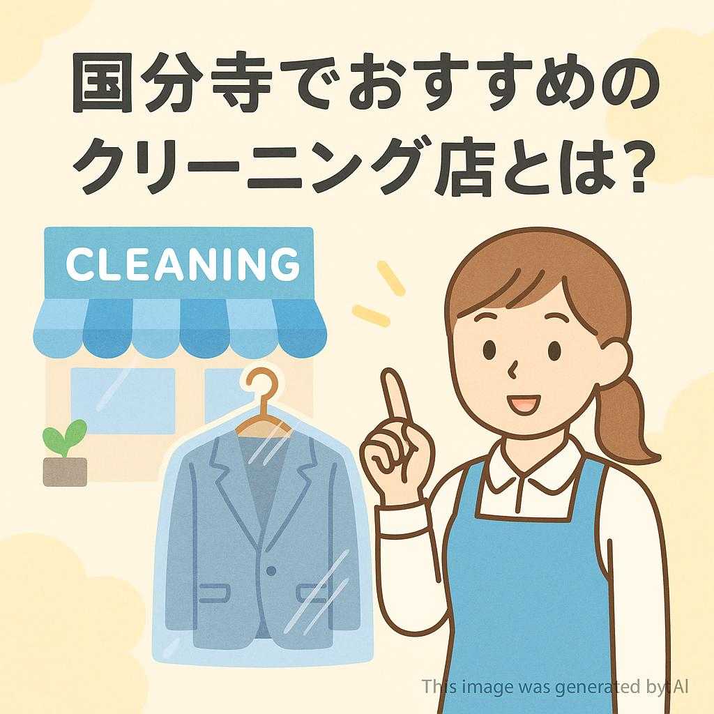 国分寺でおすすめのクリーニング店とは?