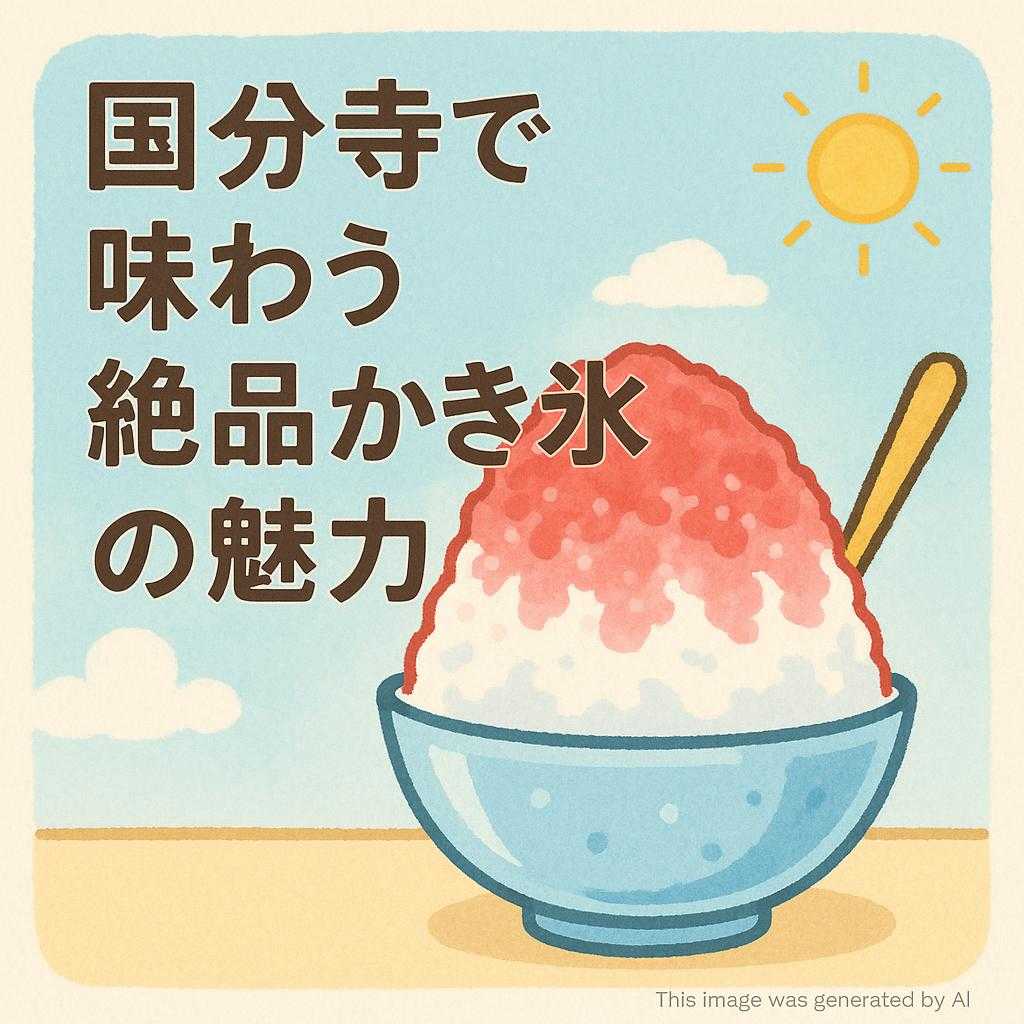 国分寺で味わう絶品かき氷の魅力