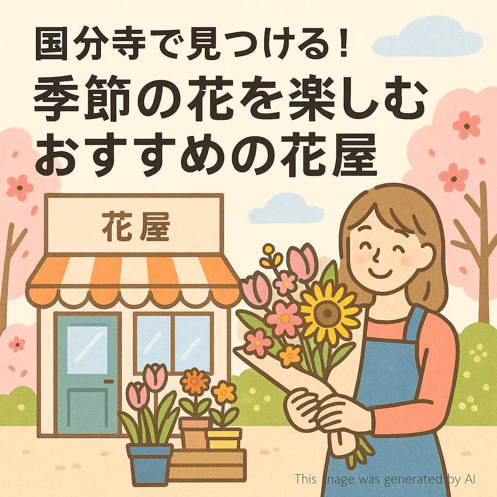 国分寺で見つける!季節の花を楽しむおすすめの花屋
