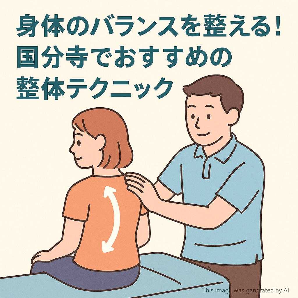 身体のバランスを整える!国分寺でおすすめの整体テクニック