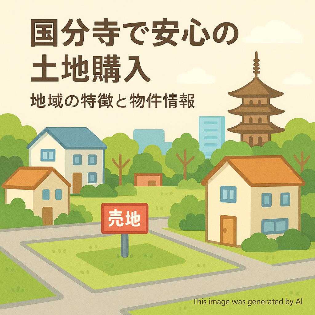 国分寺で安心の土地購入 地域の特徴と物件情報