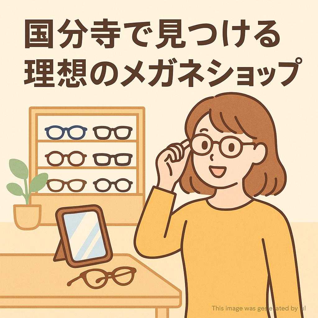 国分寺で見つける理想のメガネショップ