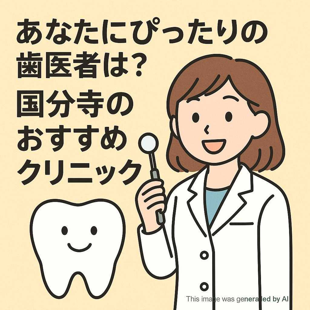 あなたにぴったりの歯医者は?国分寺のおすすめクリニック