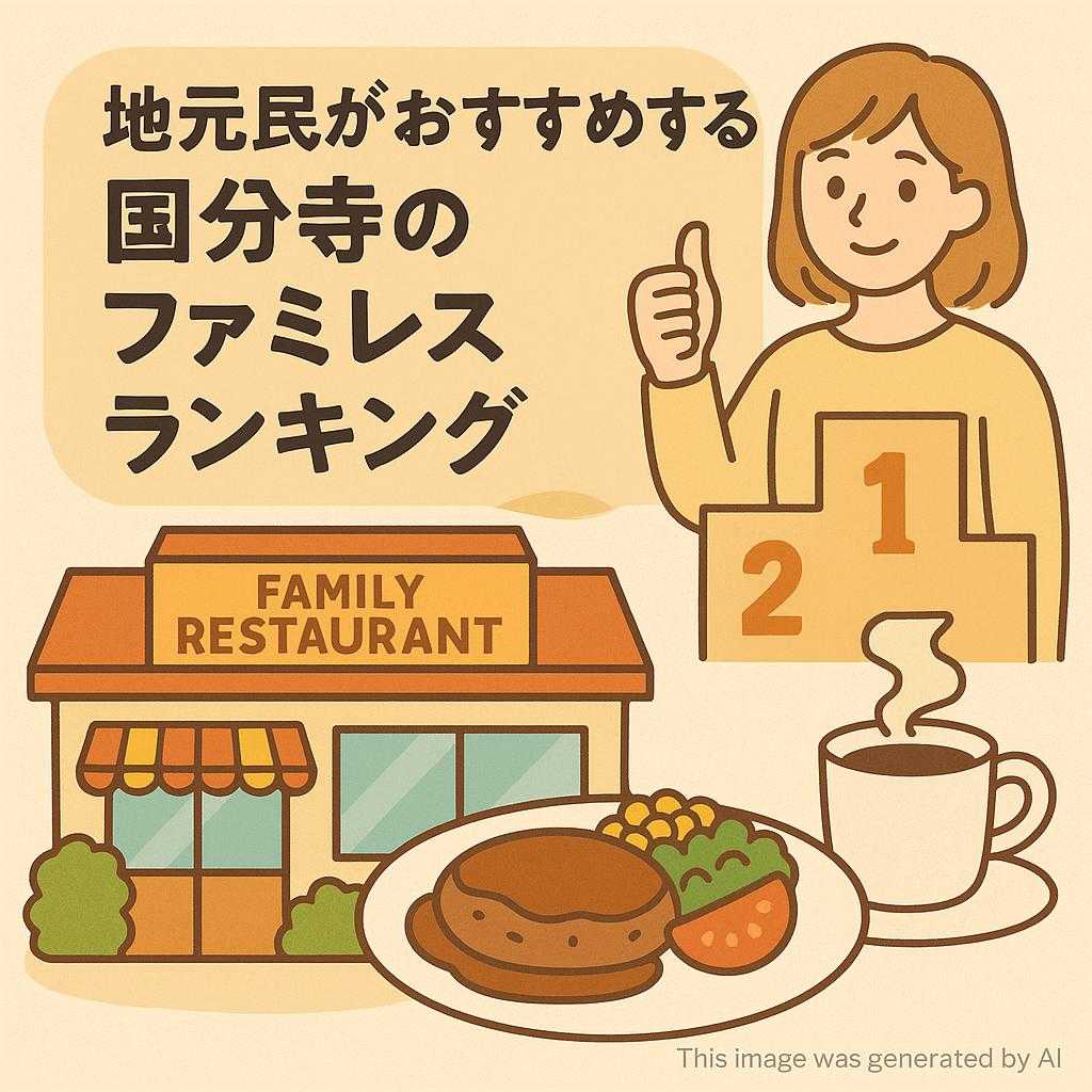 地元民がおすすめする国分寺のファミレスランキング
