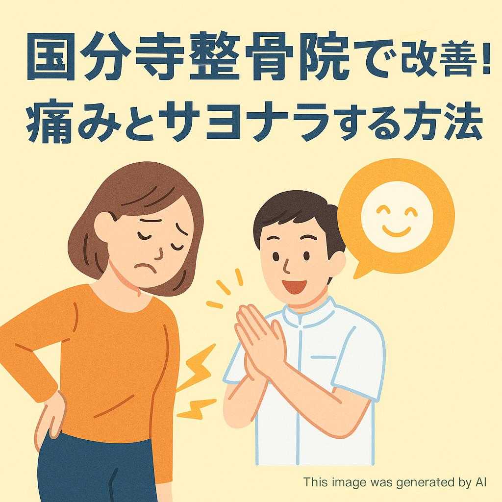 国分寺整骨院で改善!痛みとサヨナラする方法
