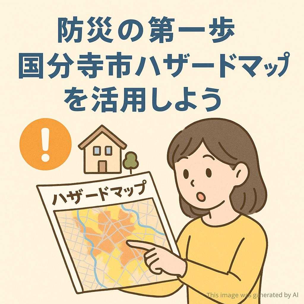 防災の第一歩 国分寺市ハザードマップを活用しよう