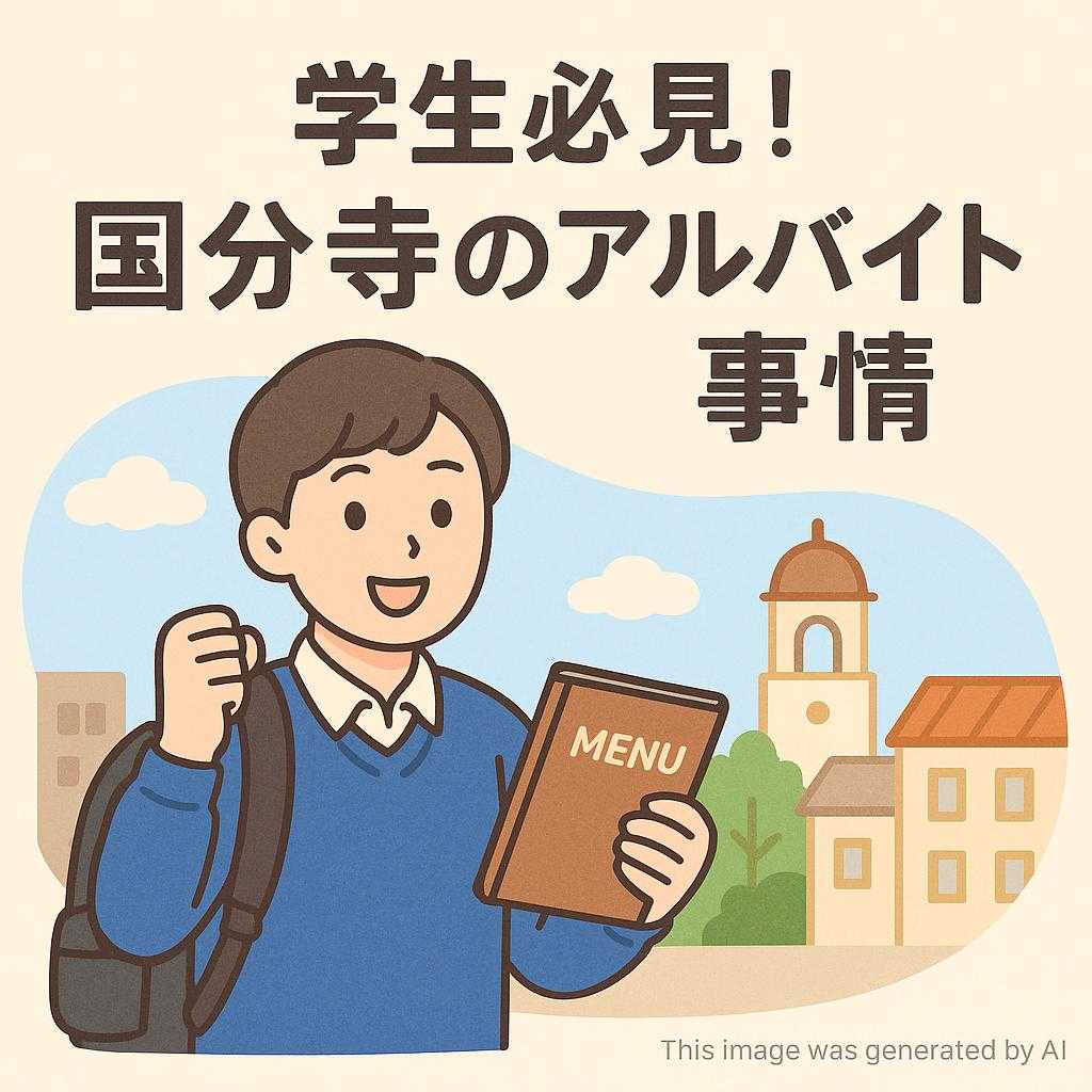 学生必見!国分寺のアルバイト事情