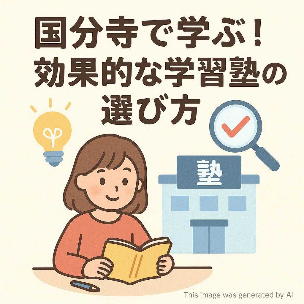 国分寺で学ぶ!効果的な学習塾の選び方