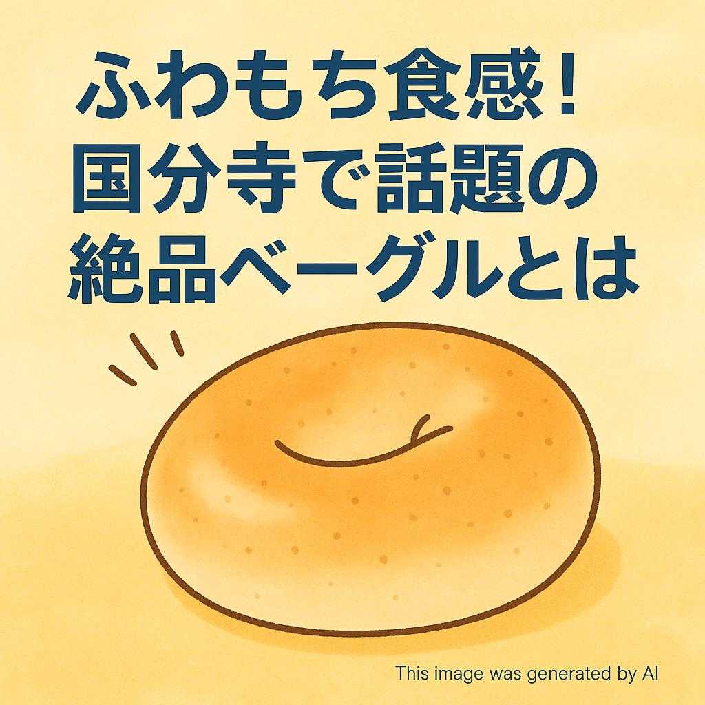 ふわもち食感!国分寺で話題の絶品ベーグルとは