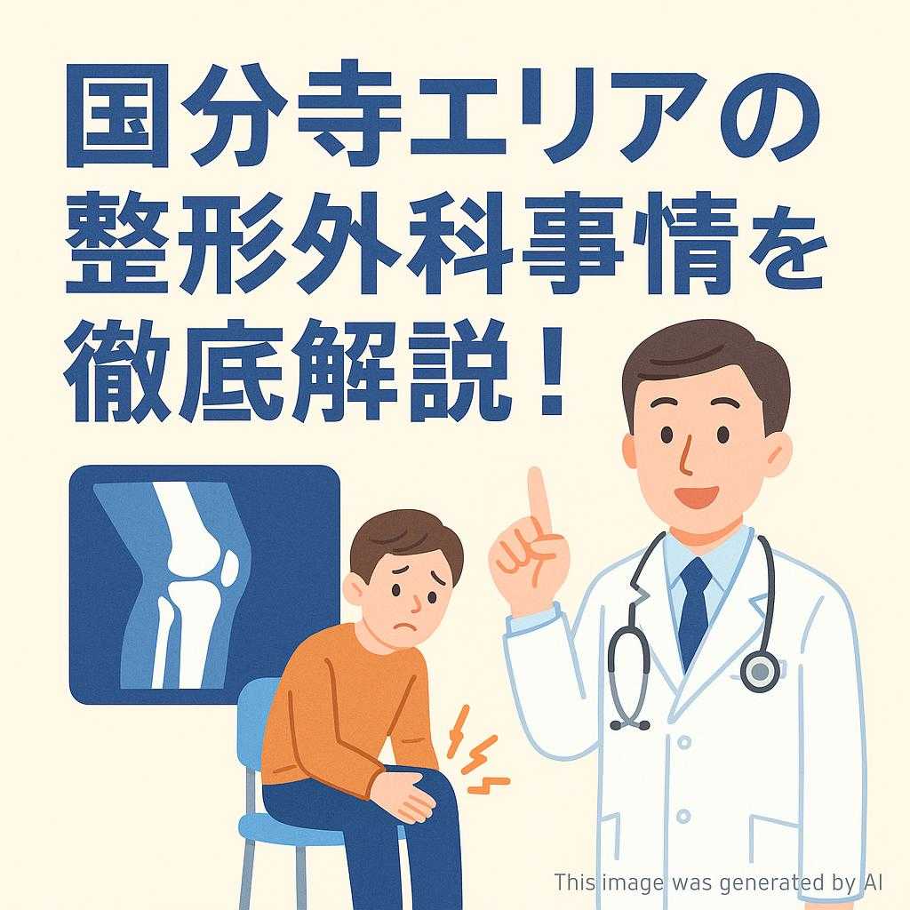 国分寺エリアの整形外科事情を徹底解説!