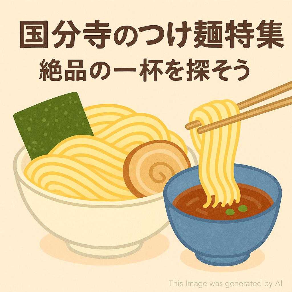 国分寺のつけ麺特集!絶品の一杯を探そう