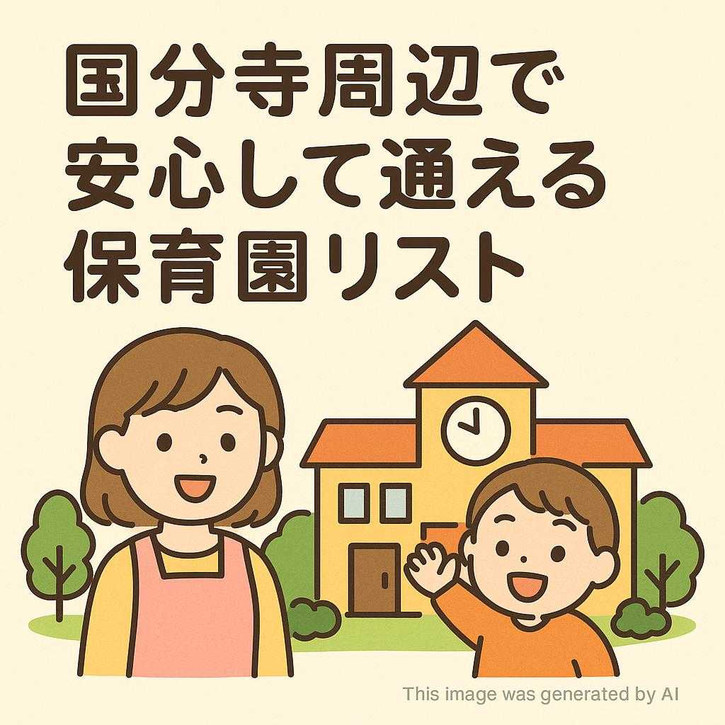 国分寺周辺で安心して通える保育園リスト