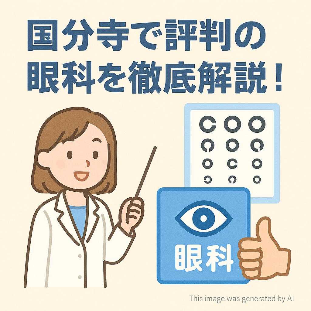 国分寺で評判の眼科を徹底解説!
