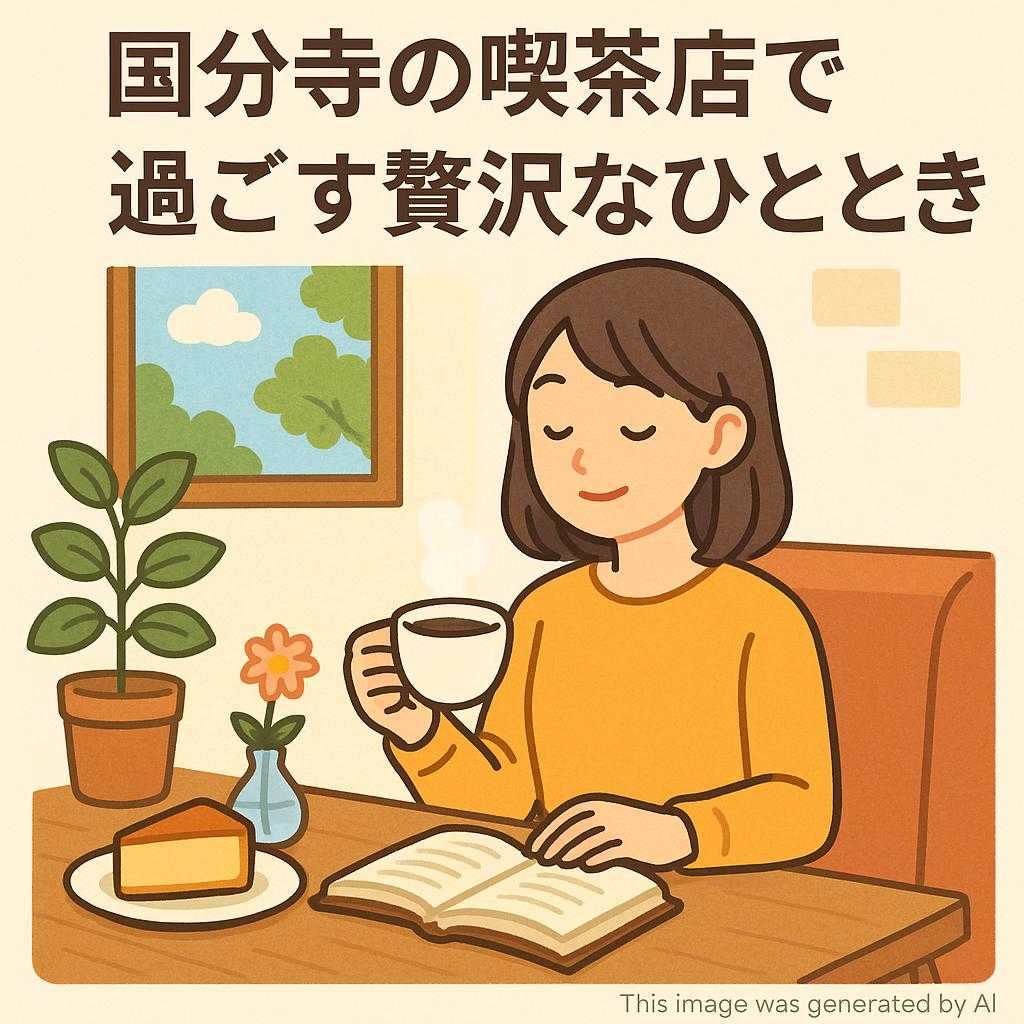 国分寺の喫茶店で過ごす贅沢なひととき