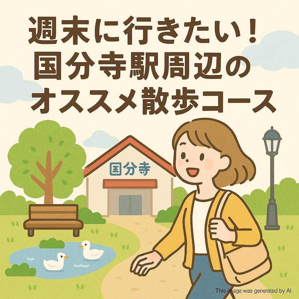 週末に行きたい!国分寺駅周辺のオススメ散歩コース