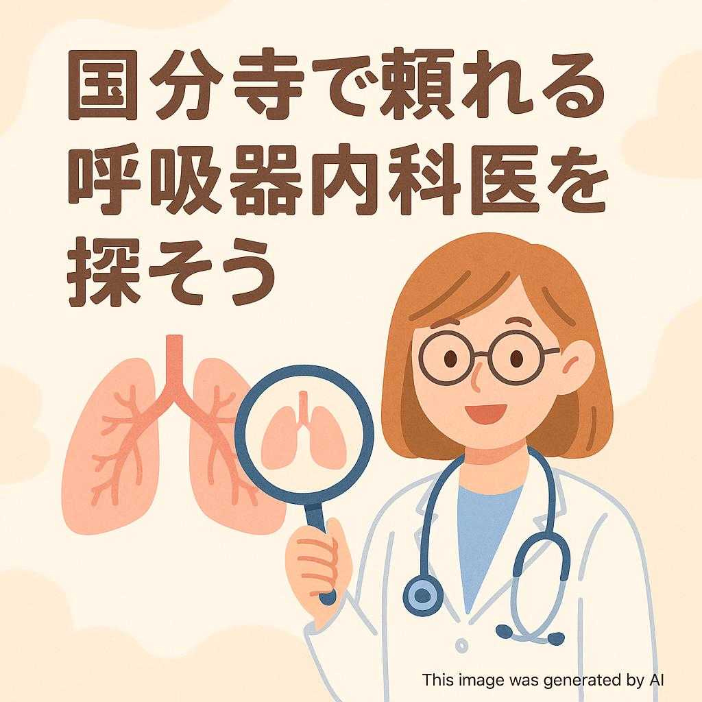 国分寺で頼れる呼吸器内科医を探そう