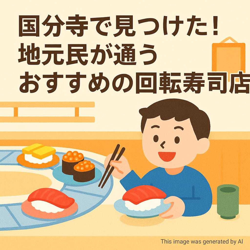 国分寺で見つけた!地元民が通うおすすめの回転寿司店