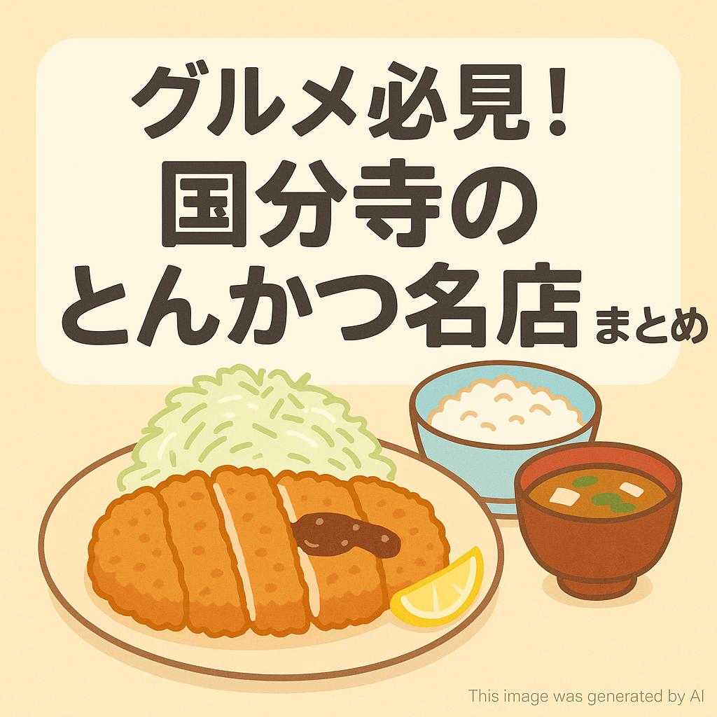 グルメ必見！国分寺のとんかつ名店まとめ