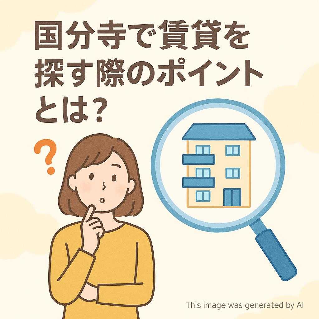 国分寺で賃貸を探す際のポイントとは?