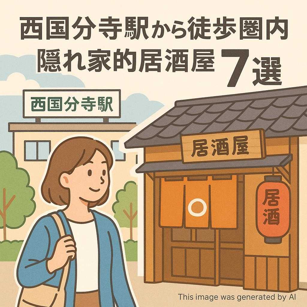西国分寺駅から徒歩圏内の隠れ家的居酒屋7選