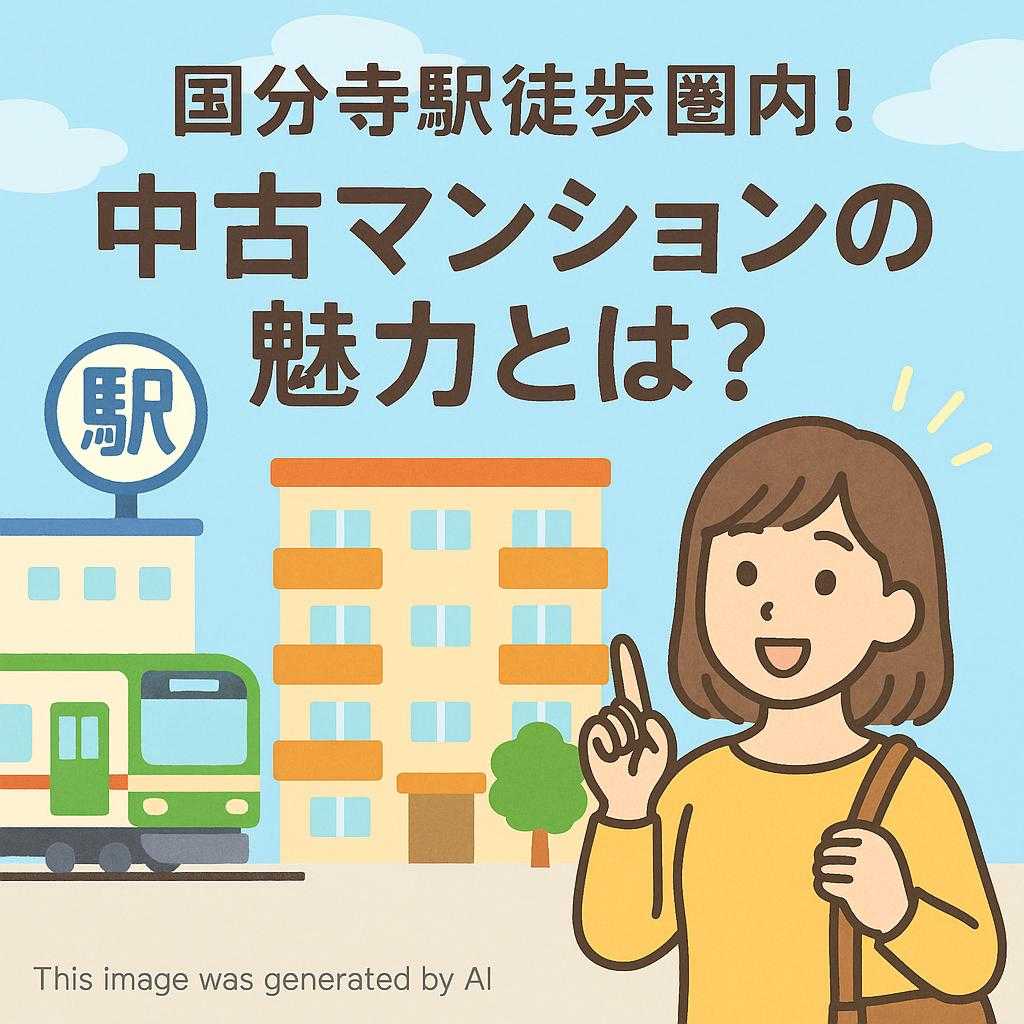 国分寺駅徒歩圏内!中古マンションの魅力とは?