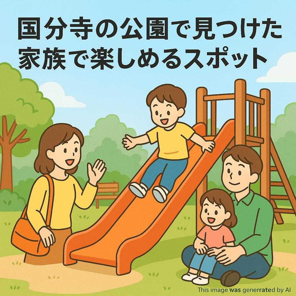 国分寺の公園で見つけた家族で楽しめるスポット