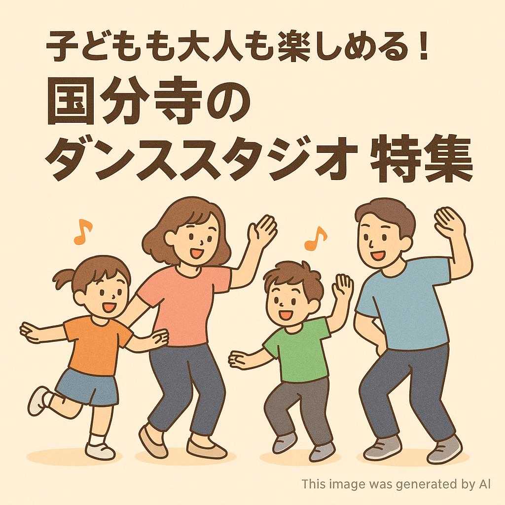 子どもも大人も楽しめる！国分寺のダンススタジオ特集