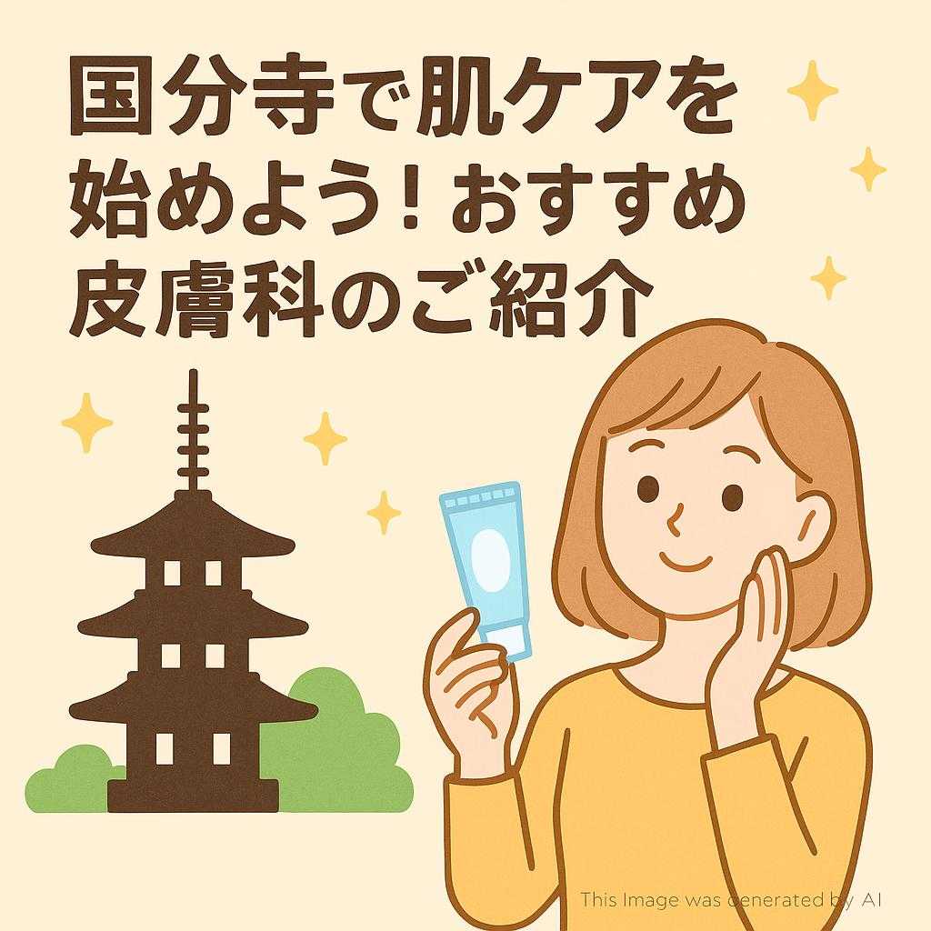 国分寺で肌ケアを始めよう!おすすめ皮膚科のご紹介
