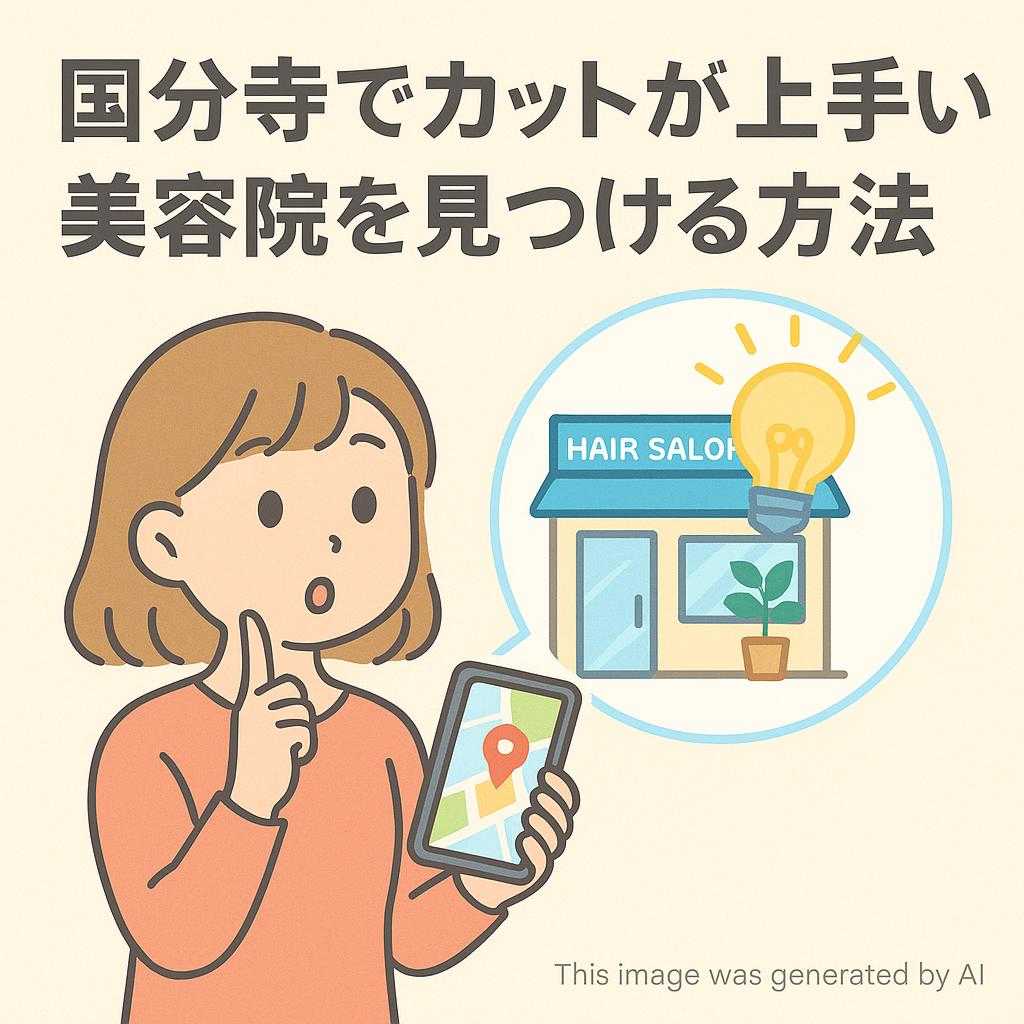 国分寺でカットが上手い美容院を見つける方法