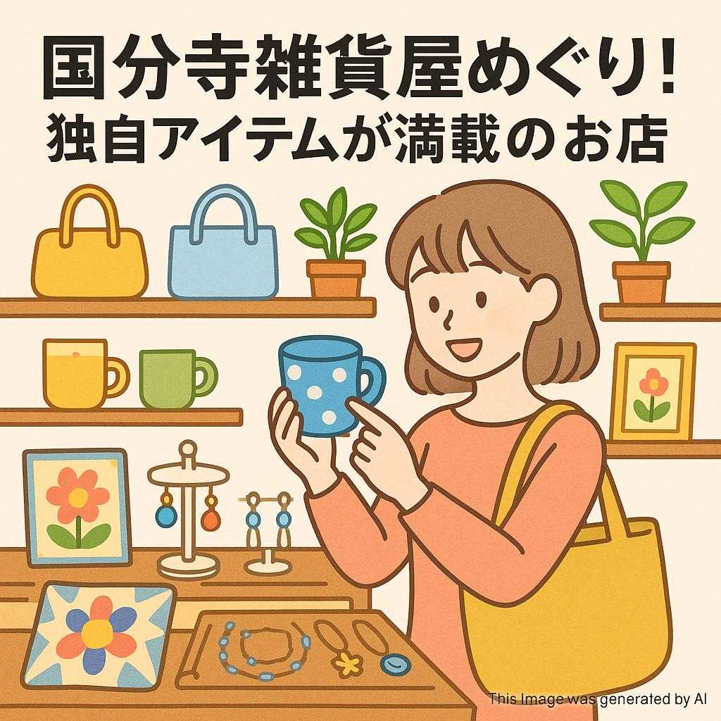 国分寺雑貨屋めぐり！独自アイテムが満載のお店
