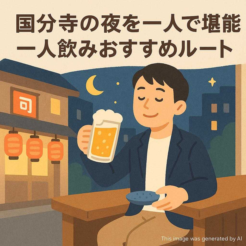 国分寺の夜を一人で堪能 一人飲みおすすめルート