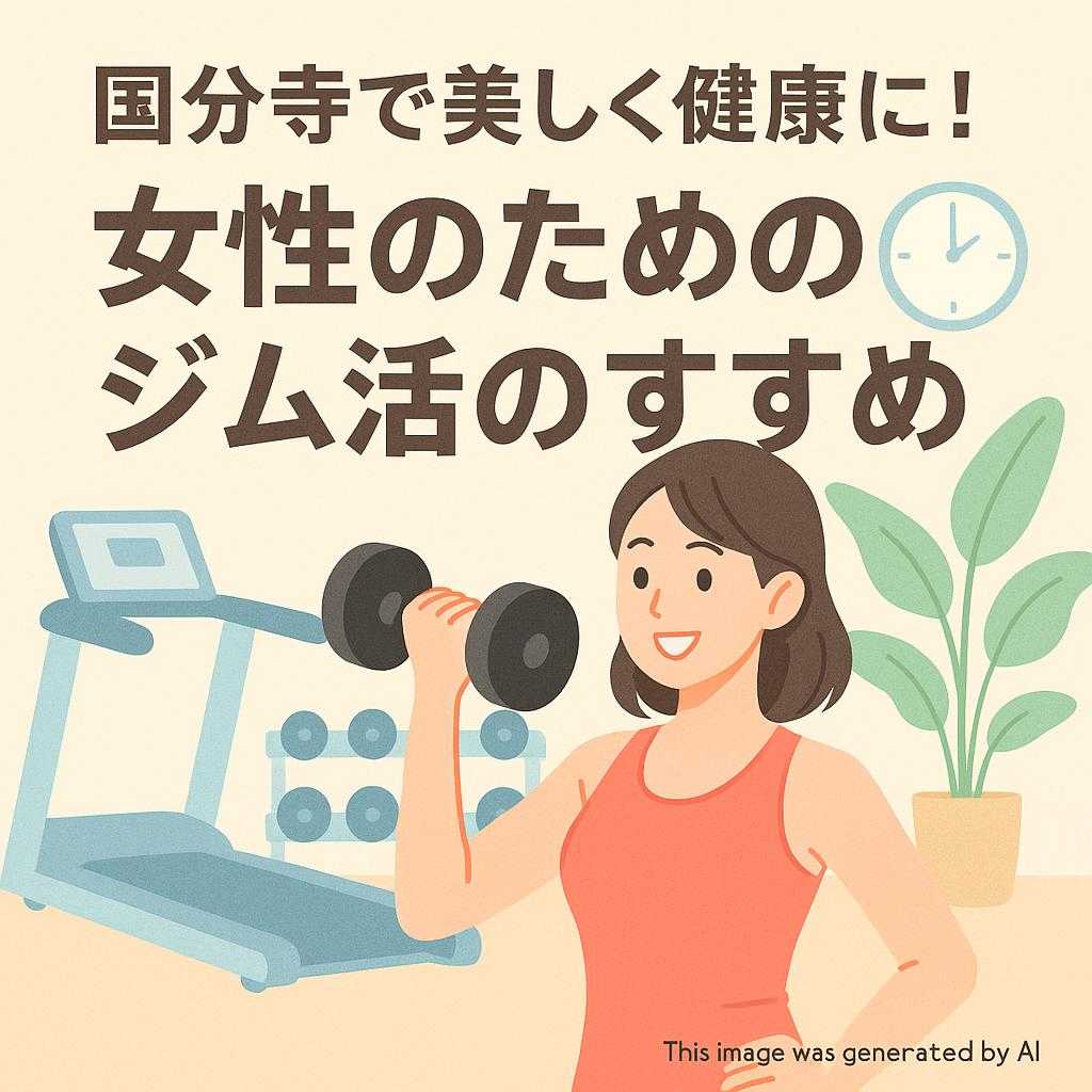 国分寺で美しく健康に!女性のためのジム活のすすめ