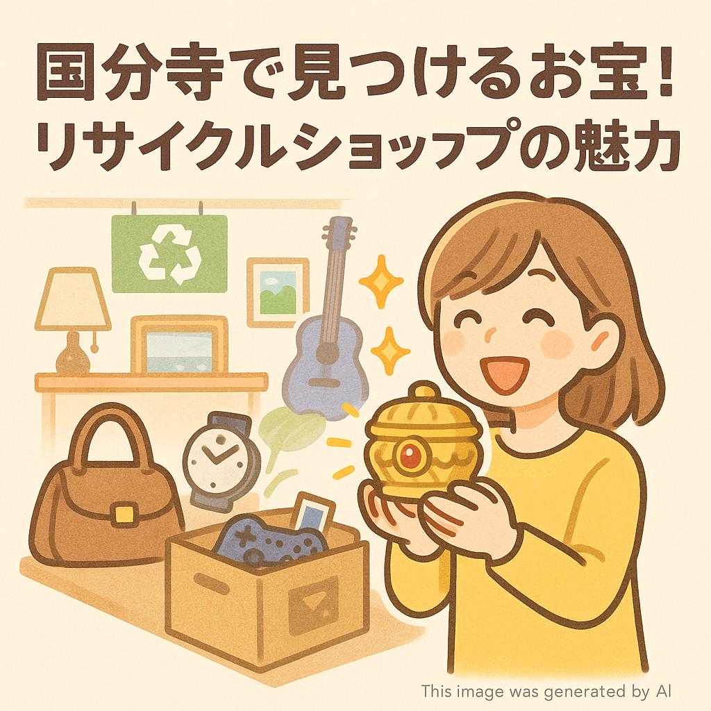 国分寺で見つけるお宝！リサイクルショップの魅力
