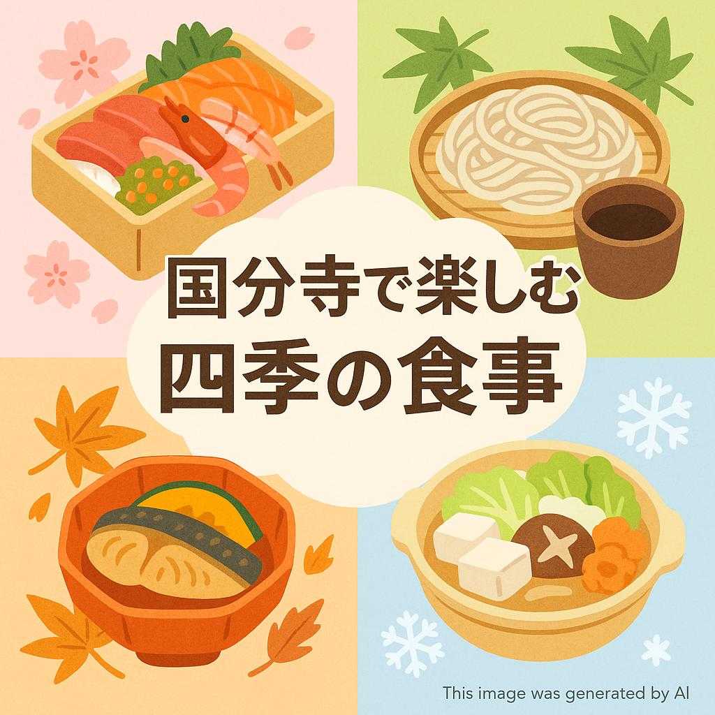 国分寺で楽しむ四季の食事