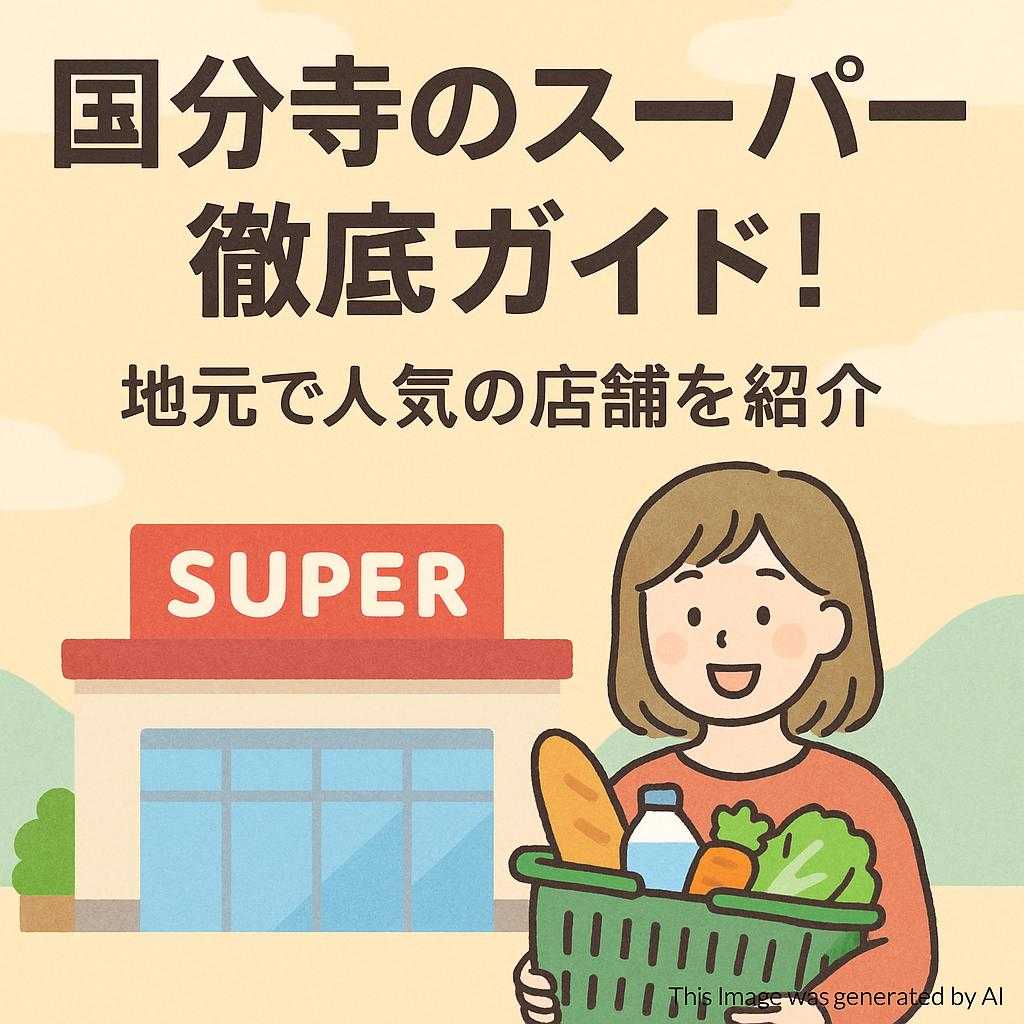 国分寺のスーパー徹底ガイド!地元で人気の店舗を紹介