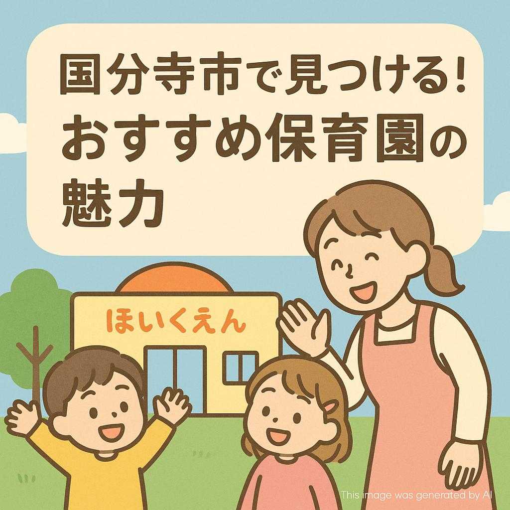 国分寺市で見つける！おすすめ保育園の魅力