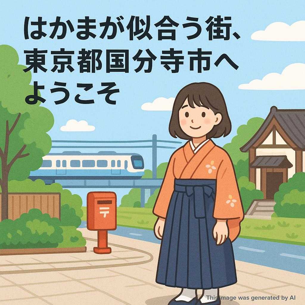 はかまが似合う街、東京都国分寺市へようこそ