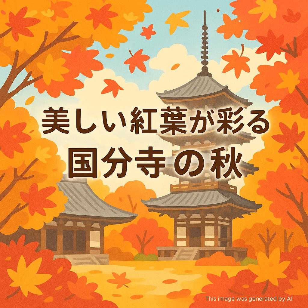 美しい紅葉が彩る国分寺の秋