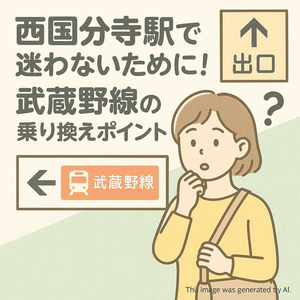 西国分寺駅で迷わないために!武蔵野線の乗り換えポイント