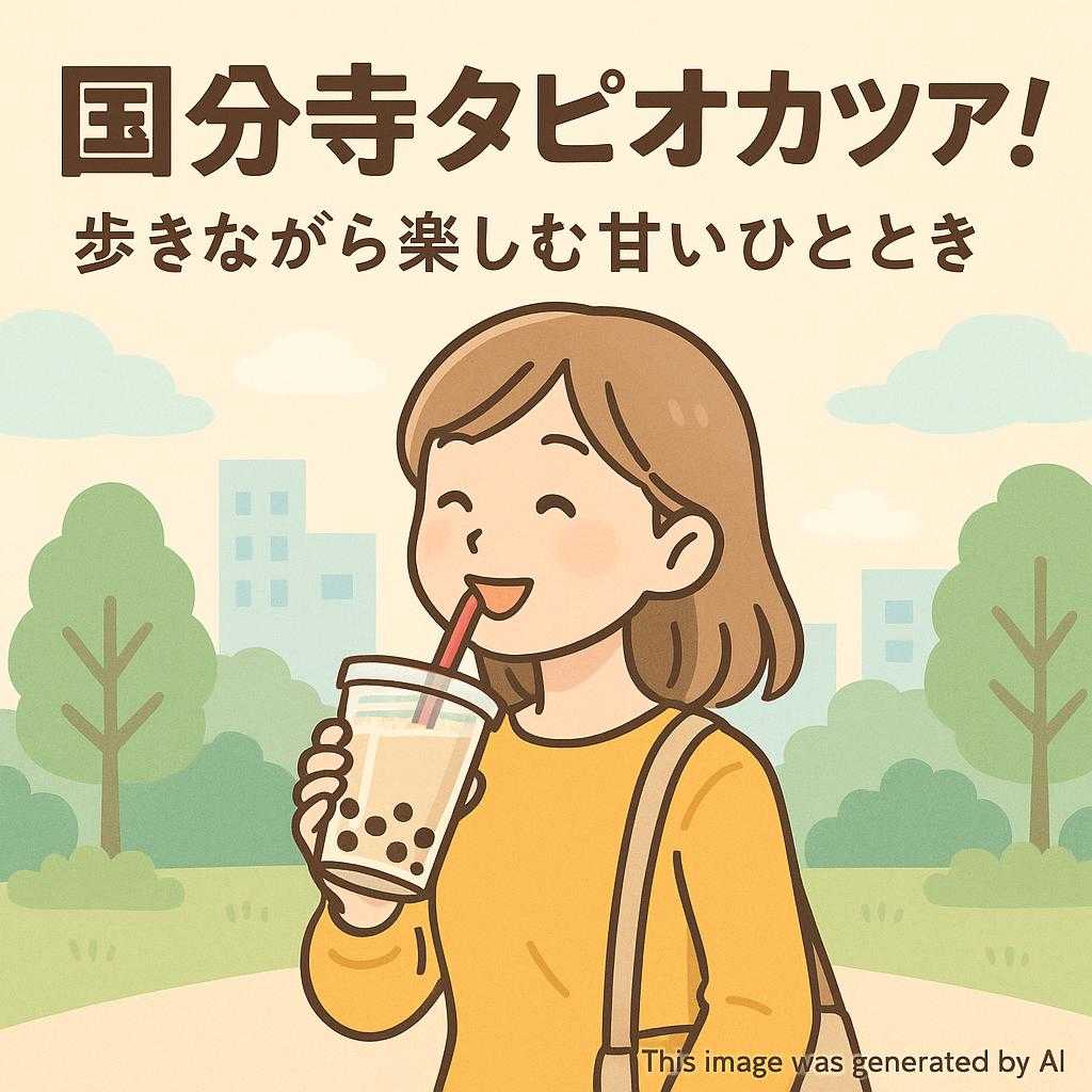 国分寺タピオカツアー！歩きながら楽しむ甘いひととき