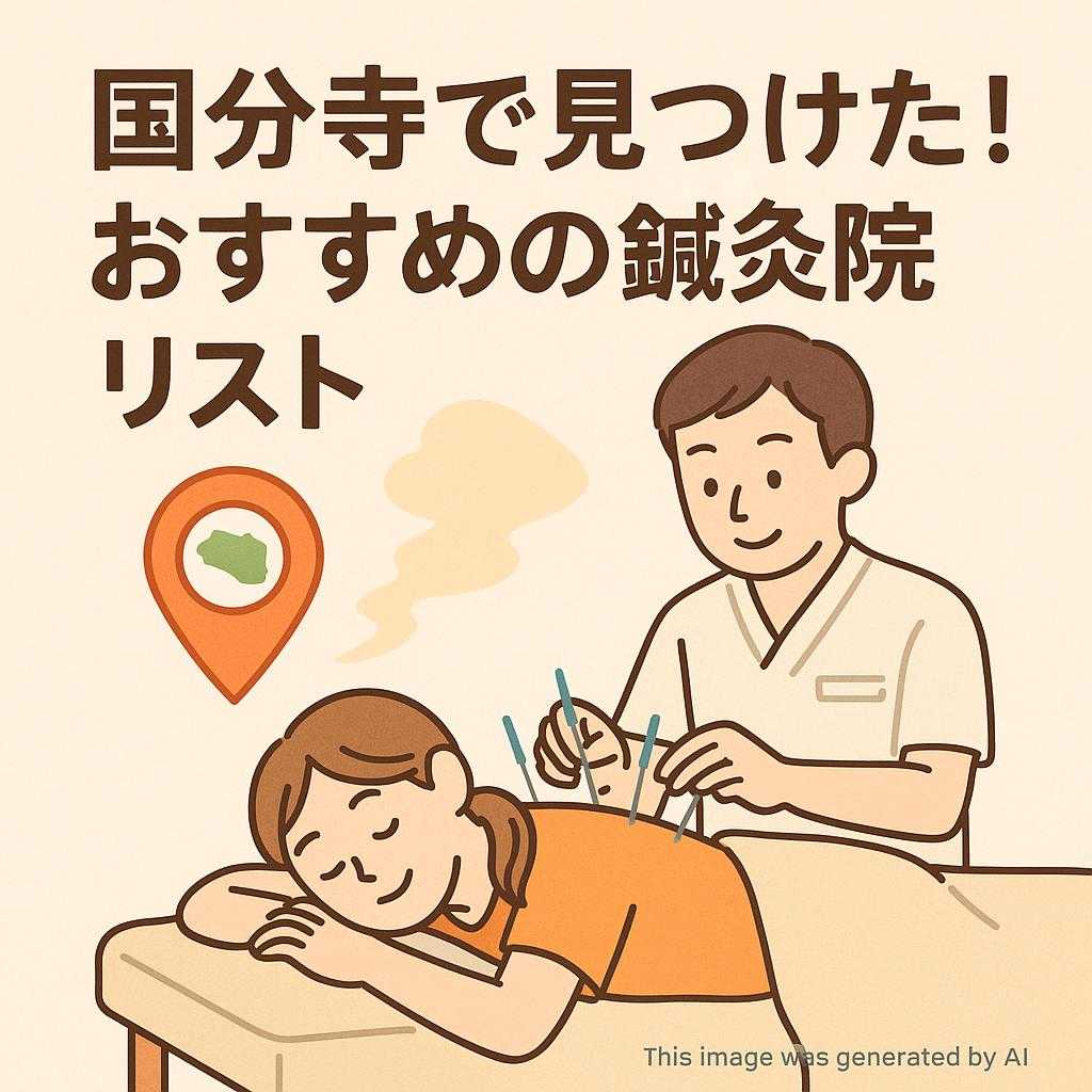 国分寺で見つけた!おすすめの鍼灸院リスト