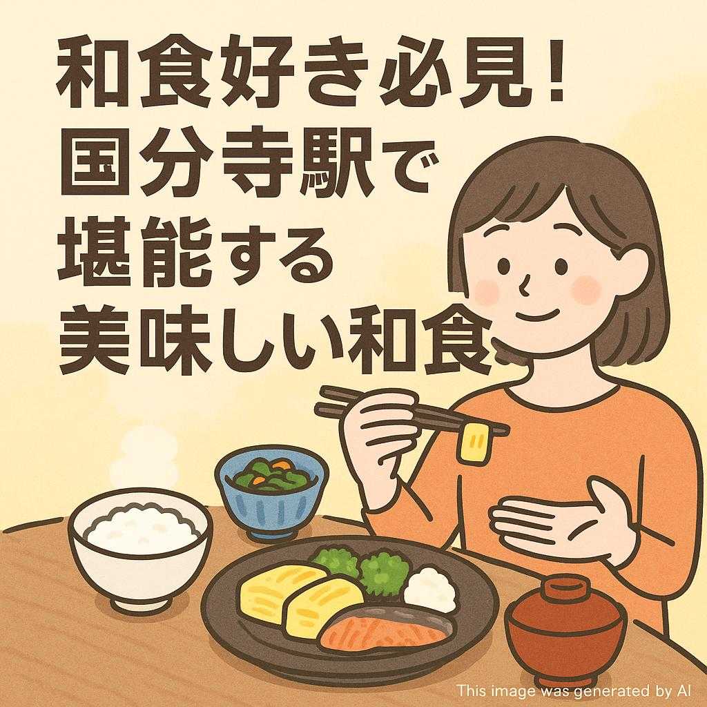 和食好き必見！国分寺駅で堪能する美味しい和食