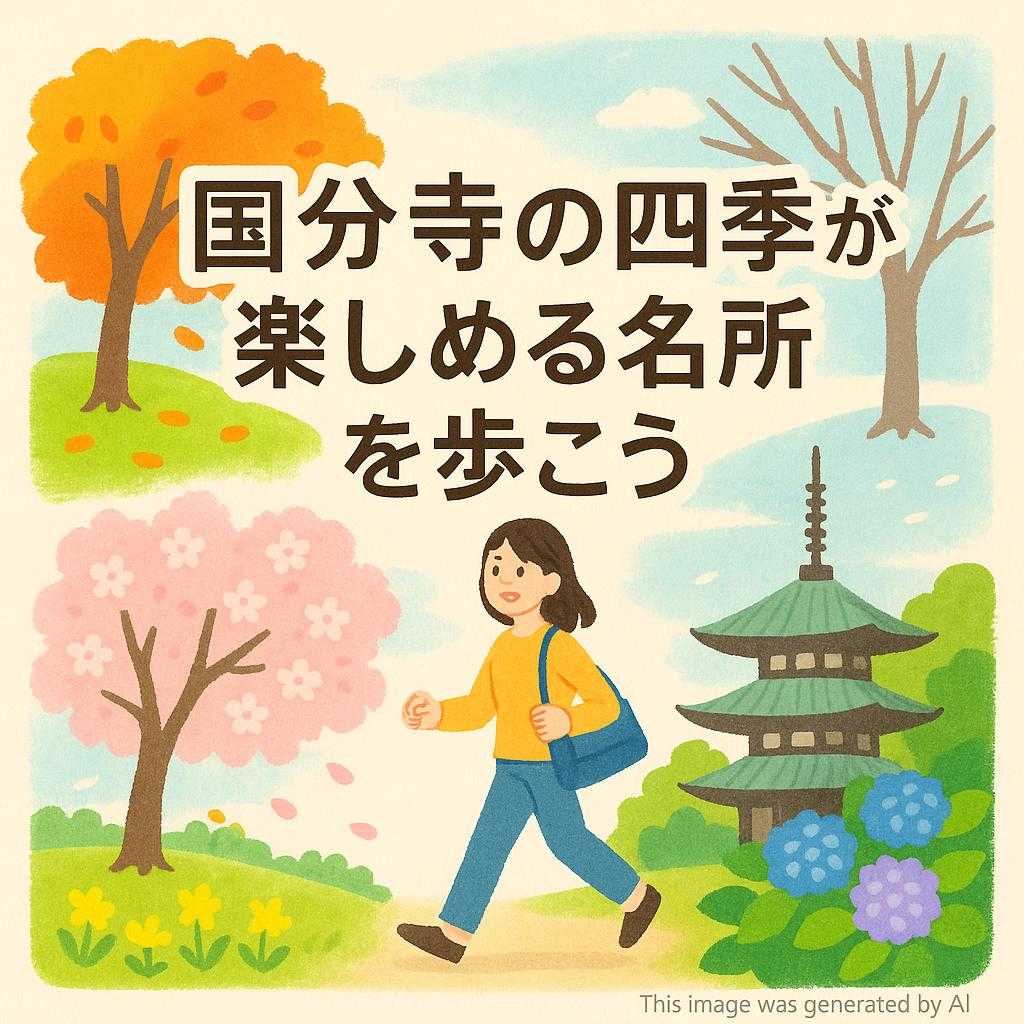 国分寺の四季が楽しめる名所を歩こう