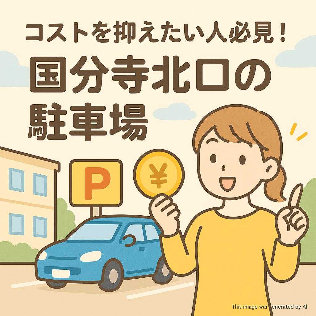 コストを抑えたい人必見！国分寺北口の駐車場