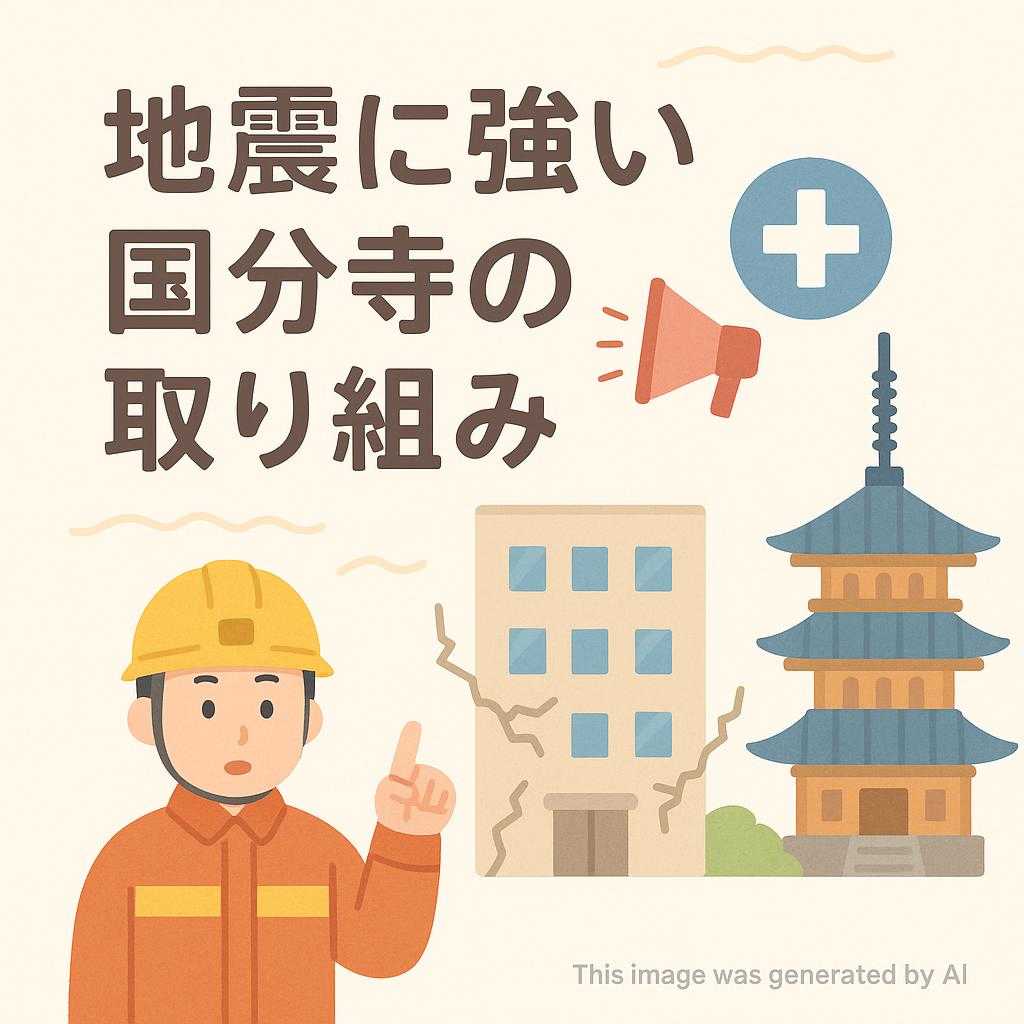 地震に強い国分寺の取り組み