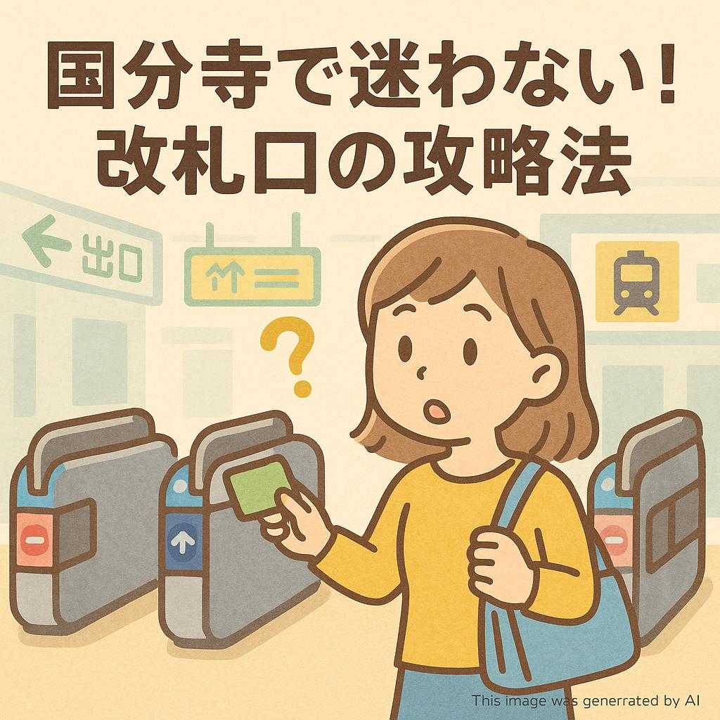 国分寺で迷わない！改札口の攻略法