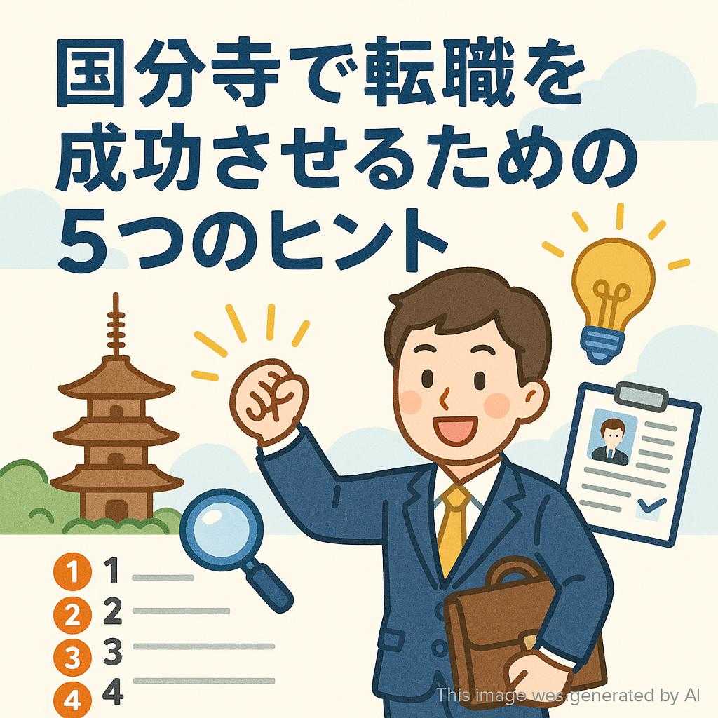 国分寺で転職を成功させるための5つのヒント